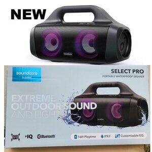 NEW Anker Soundcore Select Pro Bluetooth Portable Speaker IPX7 Waterproof BassUp